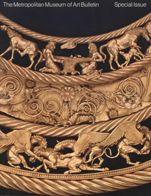 From the Lands of the Scythians. Ancient Treasures from the Museums of the U.S.S.R., 3000 B.C.  100 B.C. N.Y.: Metropolitan Museum of Art; The Los Angeles County Museum of Art. 1975. (Metropolitan Museum of Art Bulletin. V. 32. No. 5 n.s.)